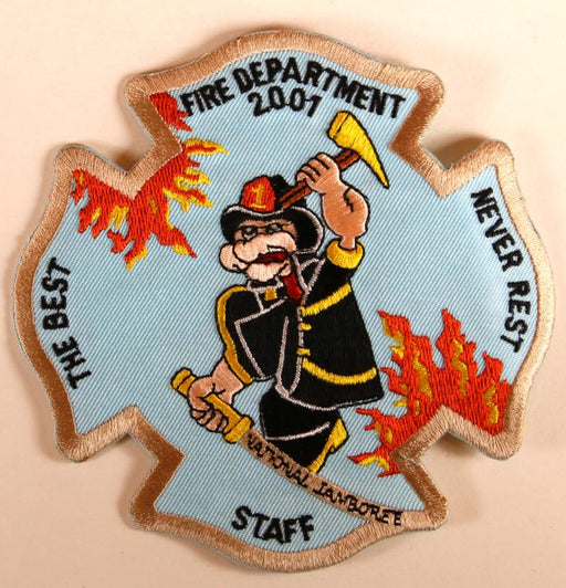 2001 NJ Fire Department Staff Patch