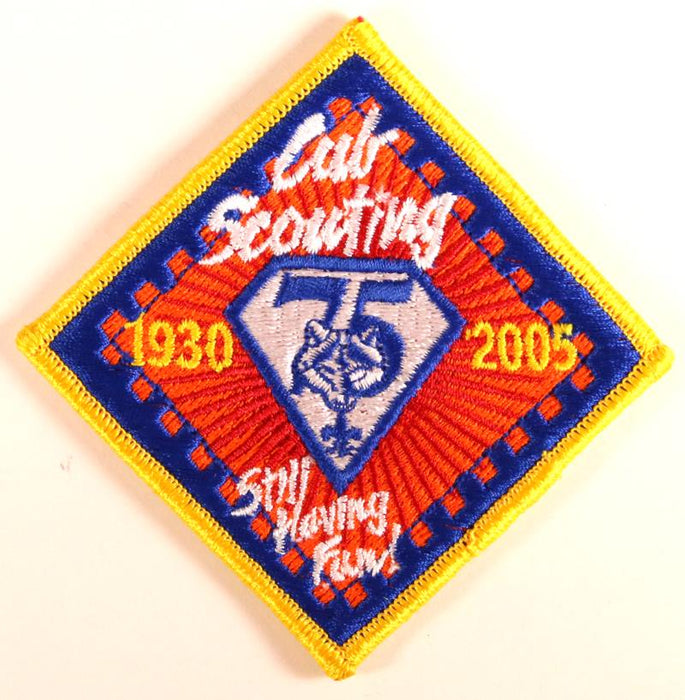 2005 Cub Scout Anniversary Patch Diamond Shape