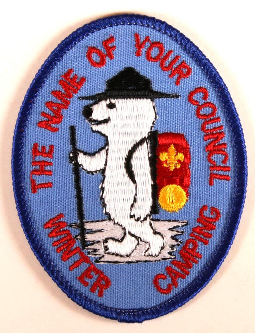 Your Council Name Here Winter Camping Patch