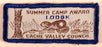 Cache Valley Summer Camp Award Strip Lodge