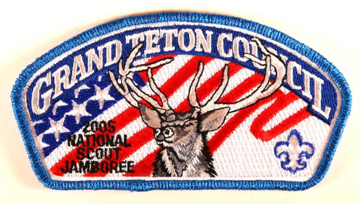 Grand Teton JSP 2005 NJ Blue Mylar Border Elk