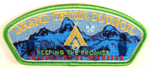 Grand Teton CSP SA-New University of Scouting Green Border