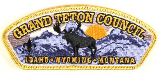Grand Teton CSP SA-New Black Moose Gold Mylar Border