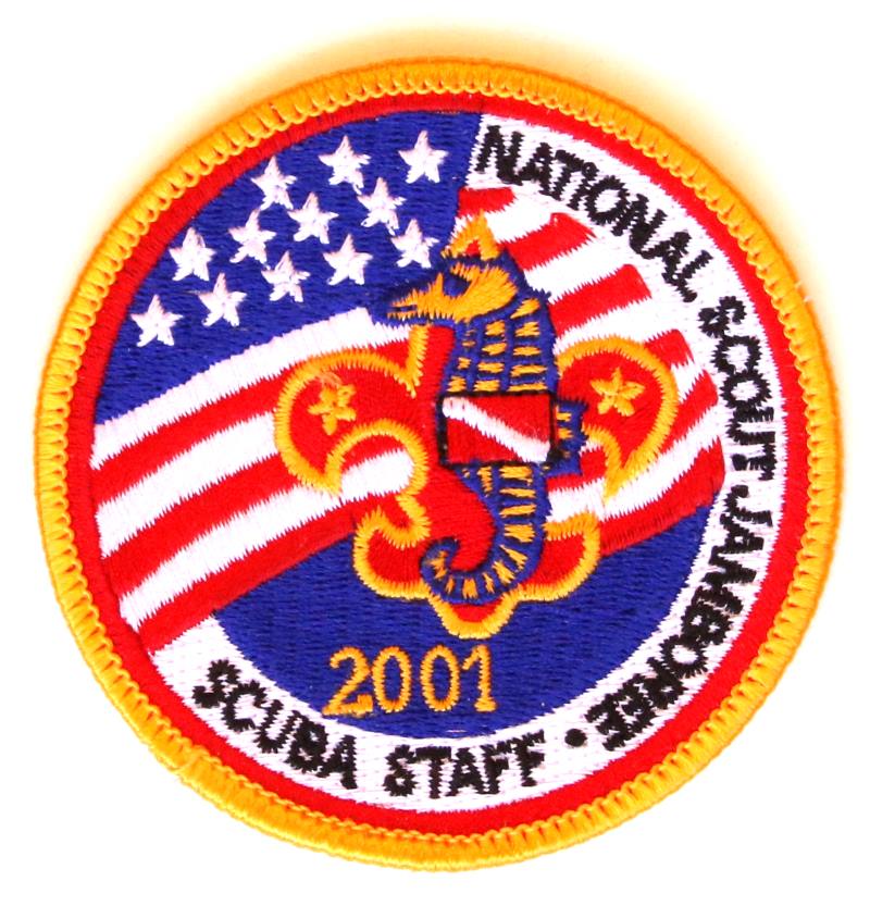 2001 NJ Scuba Staff Patch