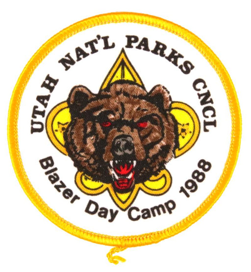 1988 Utah National Parks Blazer Day Camp Patch