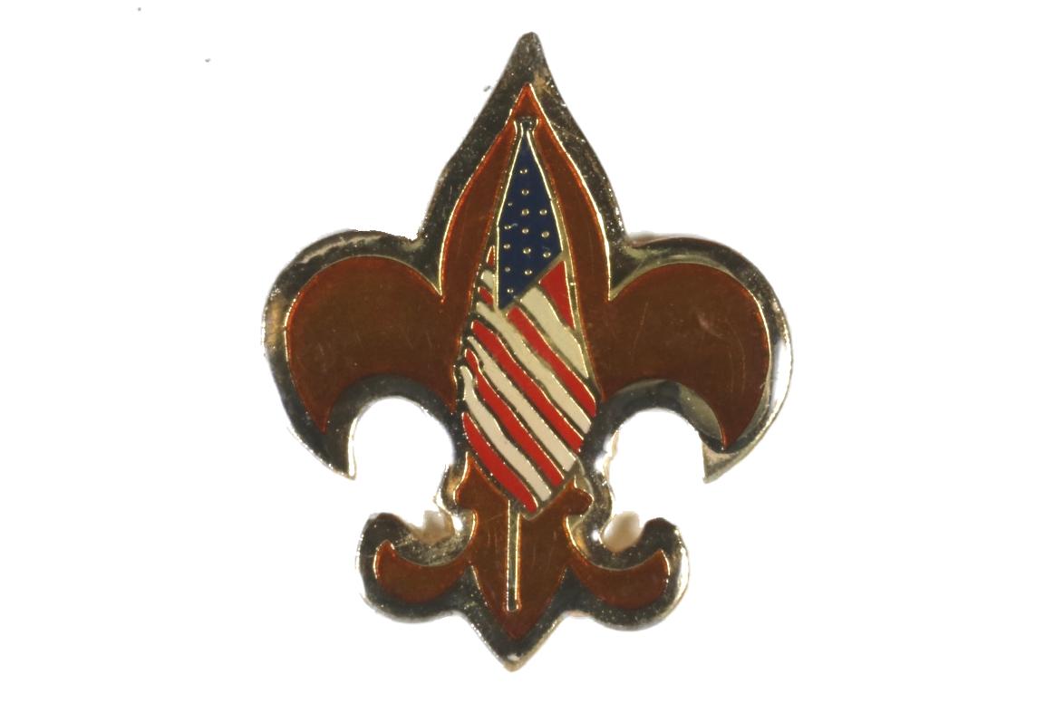 Tenderfoot American Flag Pin