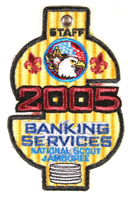 2005 NJ Banking Services Staff Patch Black Border