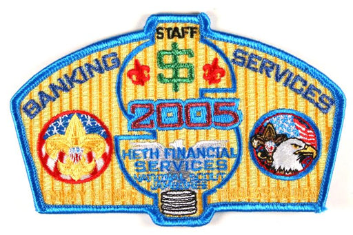 2005 NJ Banking Services Staff Patch Blue Border