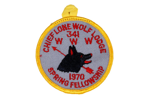 Lodge 341 Chief Lone Wolf Patch eR1970-2