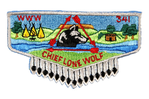 Lodge 341 Chief Lone Wolf Flap S-6a