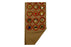 Merit Badge Sash 1940s  23 Tan Narrow Crimped and Star and Life Patch Hand Embroidered to Sash