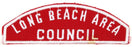 Long Beach Area Red and White Council Strip