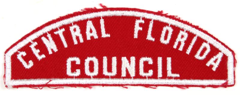 Central Florida Red and White Council Strip