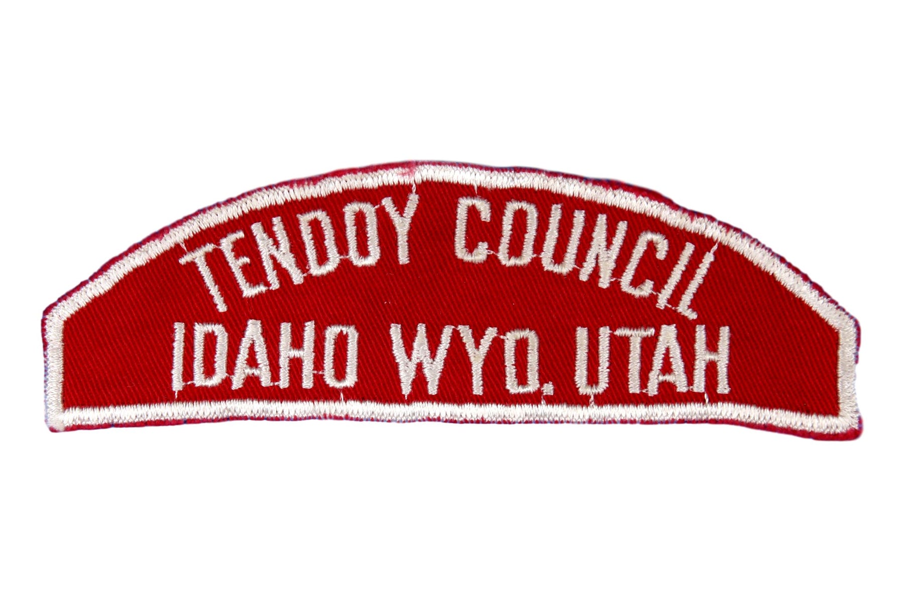 Tendoy  Red and White Council Strip