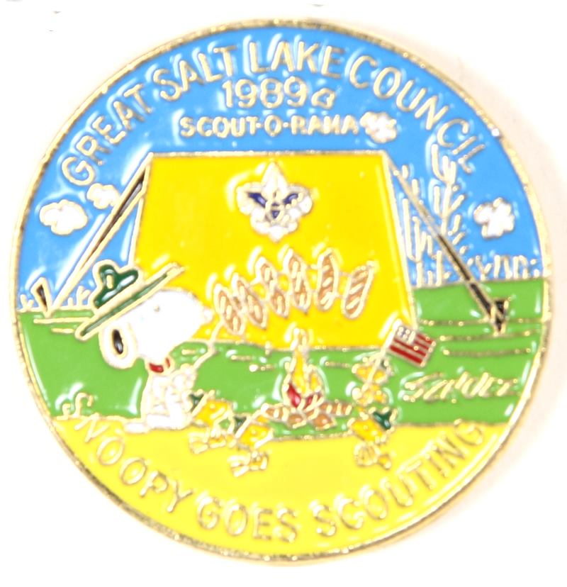 1989 Great Salt Lake Scout O Rama Pin