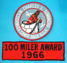 Charles L. Sommers Jacket Patch & 100 Miler Strip