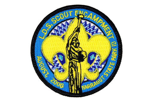 2000 LDS Scout Encampment Jacket Patch