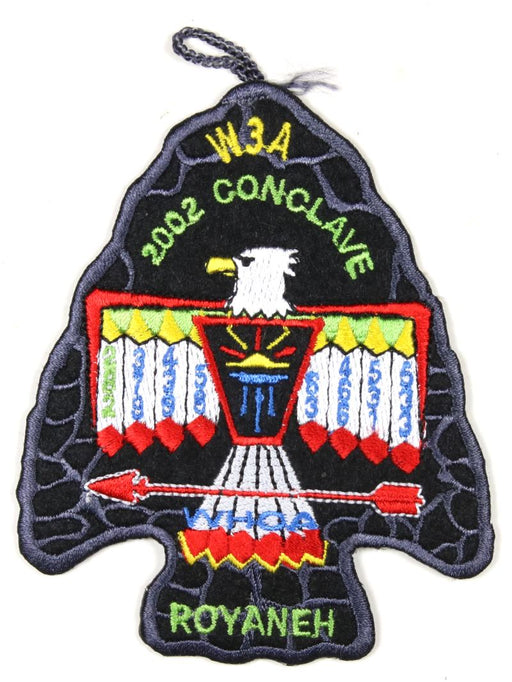 2002 Section W3A Conclave Patch Gray Border