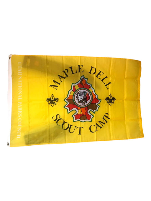 Utah National Parks Camp Maple Dell Flag
