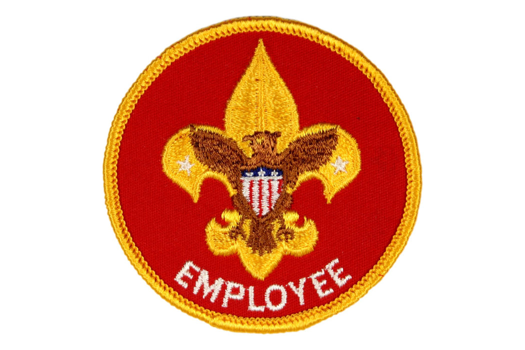 Employee Patch 1970s with White Lettering