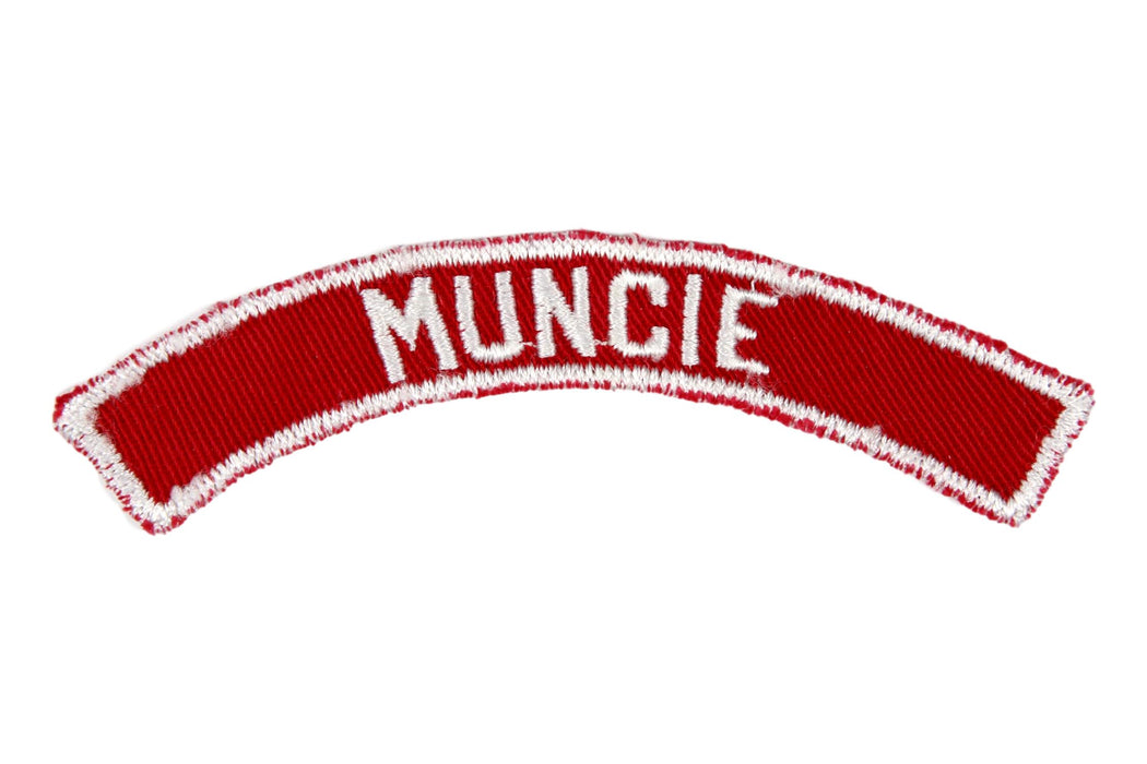 Muncie Red and White City Strip