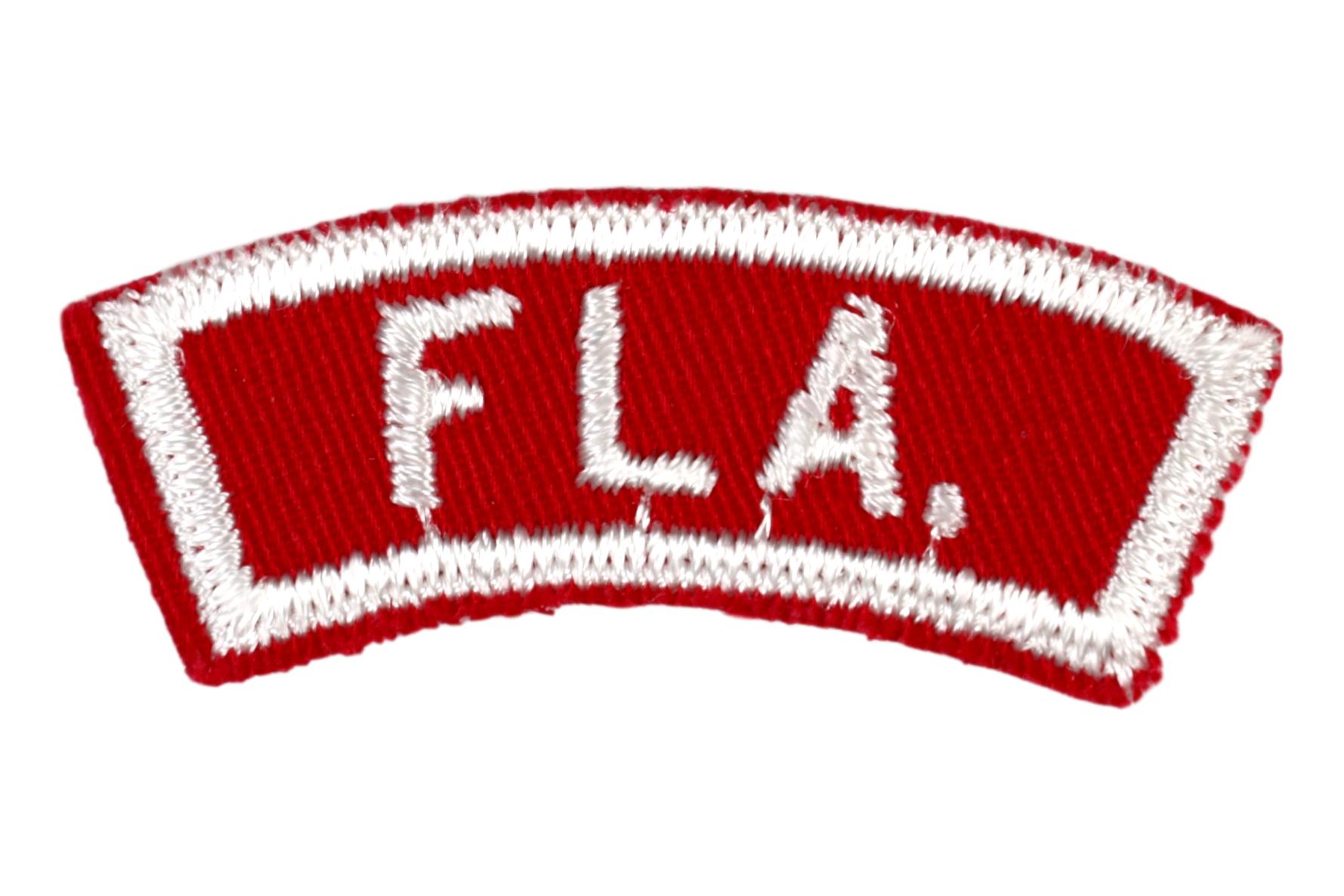 Florida Red and White State Strip