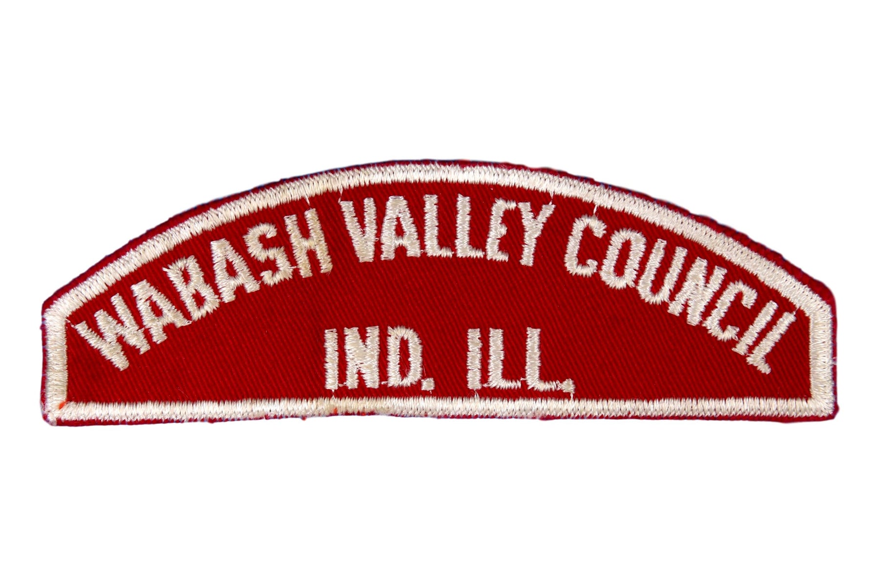 Wabash Valley Council Red and White Council Strip