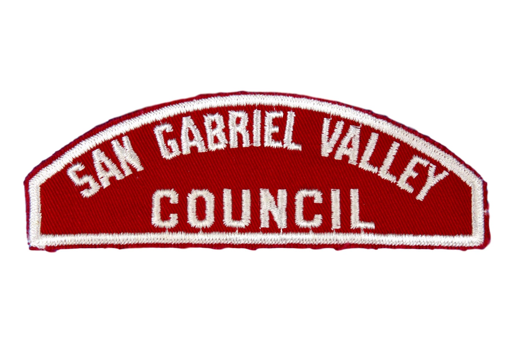 San Gabriel Valley Red and White Council Strip