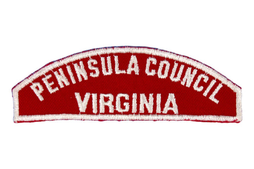 Peninsula Red and White Council Strip