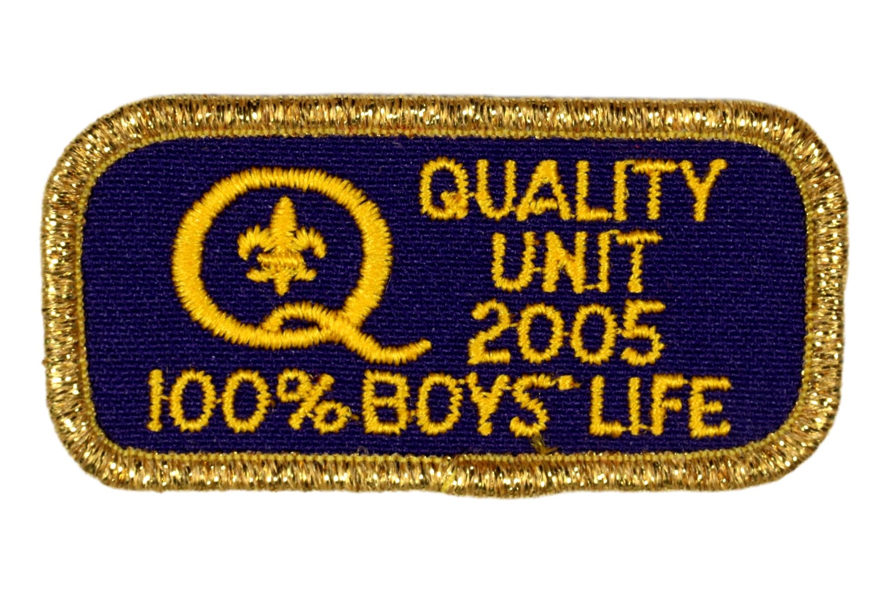 2005 Quality Unit 100% Boys' Life Patch