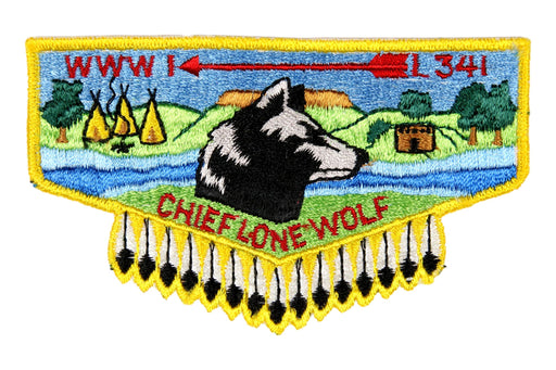 Lodge 341 Chief Lone Wolf Flap S-5a