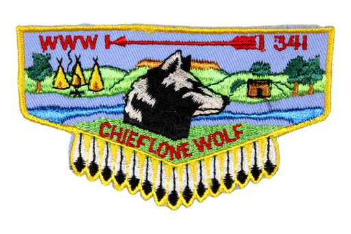 Lodge 341 Chief Lone Wolf Flap S-4a