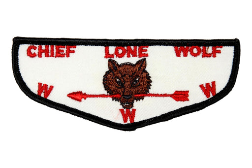Lodge 341 Chief Lone Wolf Flap F-3b