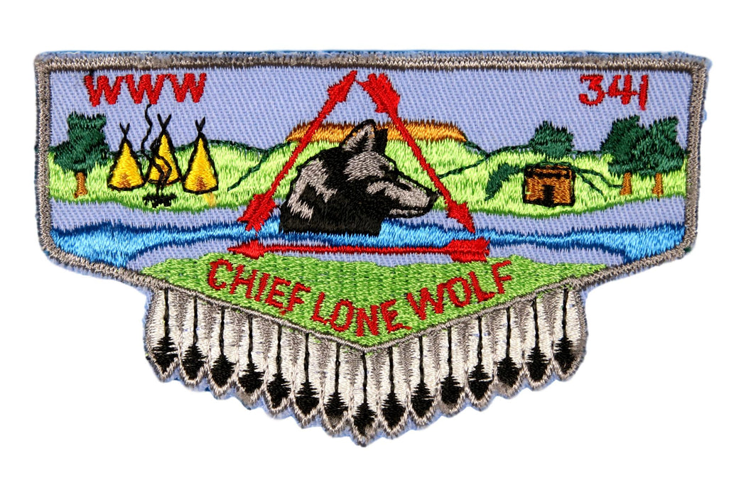 Lodge 341 Chief Lone Wolf Flap F-5
