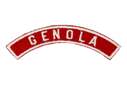 Genola Red and White City Strip