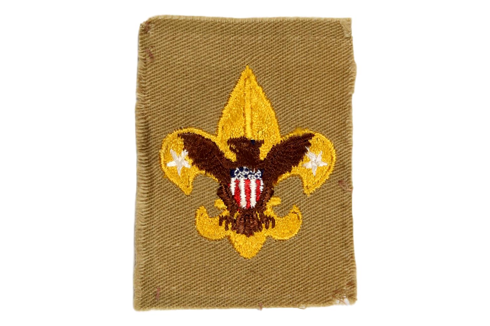 Tenderfoot Rank Patch 1940s Sand Twill Type 5B