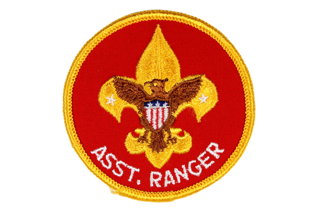 Assistant Ranger Patch 1970s White Lettering
