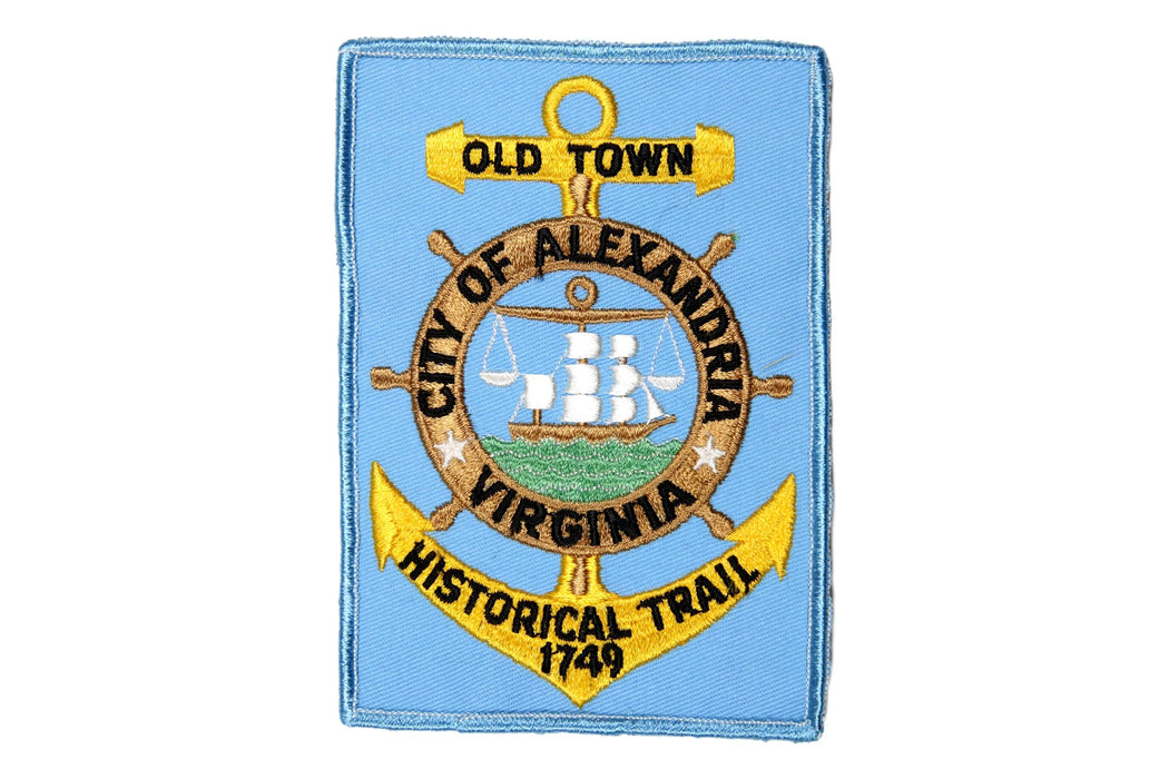 Old Town Alexandria Historical Trail Patch