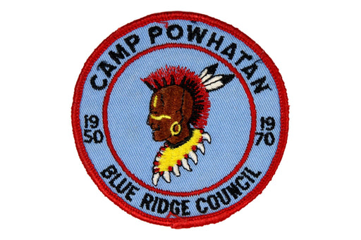 1970 Powhatan Camp Patch