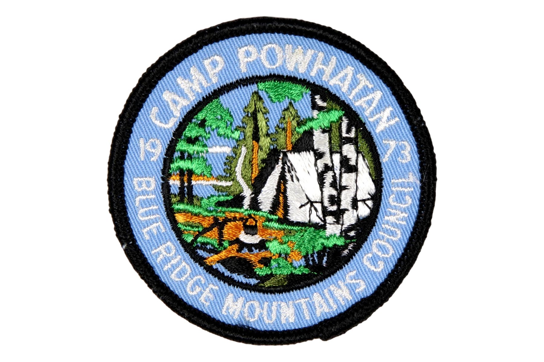 1973 Powhatan Camp Patch