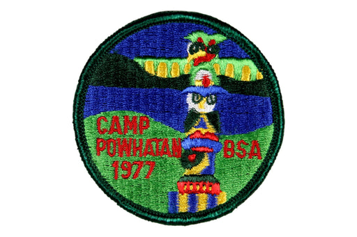 1977 Powhatan Camp Patch