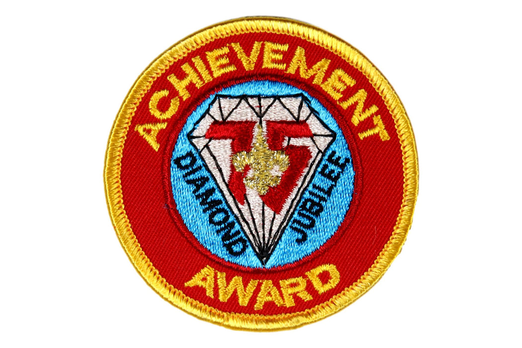Achievement Award Patch Paper Back