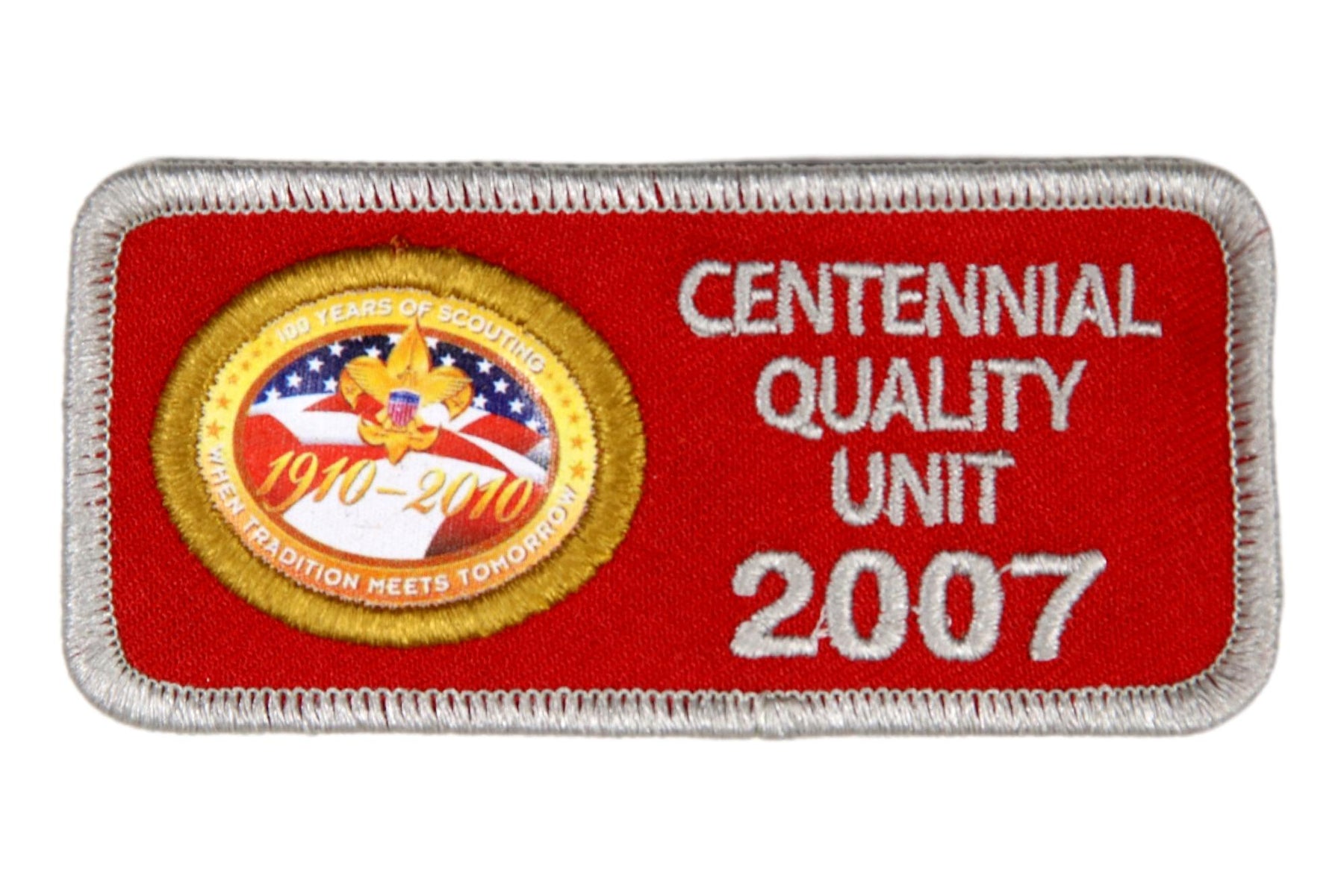 2007 Centennial Quality Unit Patch