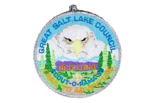 1998 Great Salt Lake Scout O Rama Patch Silver Mylar Border