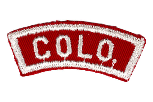 Colorado Red and White State Strip