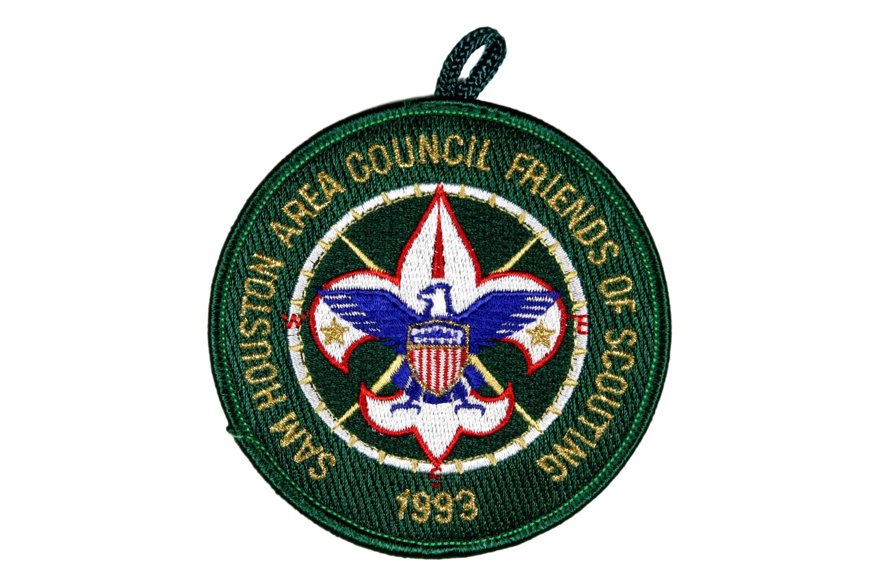 Sam Houston Area Council Friends of Scouting Patch 1993