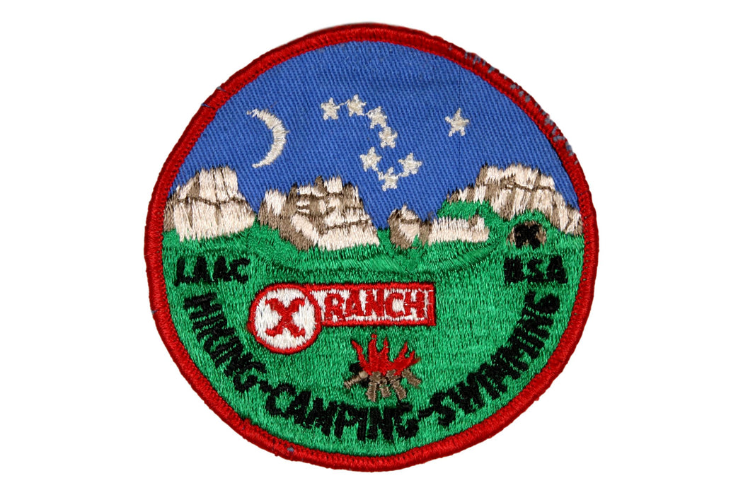 Los Angeles Area X Ranch Camp Patch