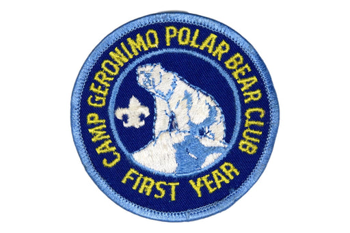 Geronimo Camp Patch First Year Polar Bear Club