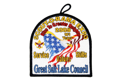 2008 Great Salt Lake Scout O Rama Patch White