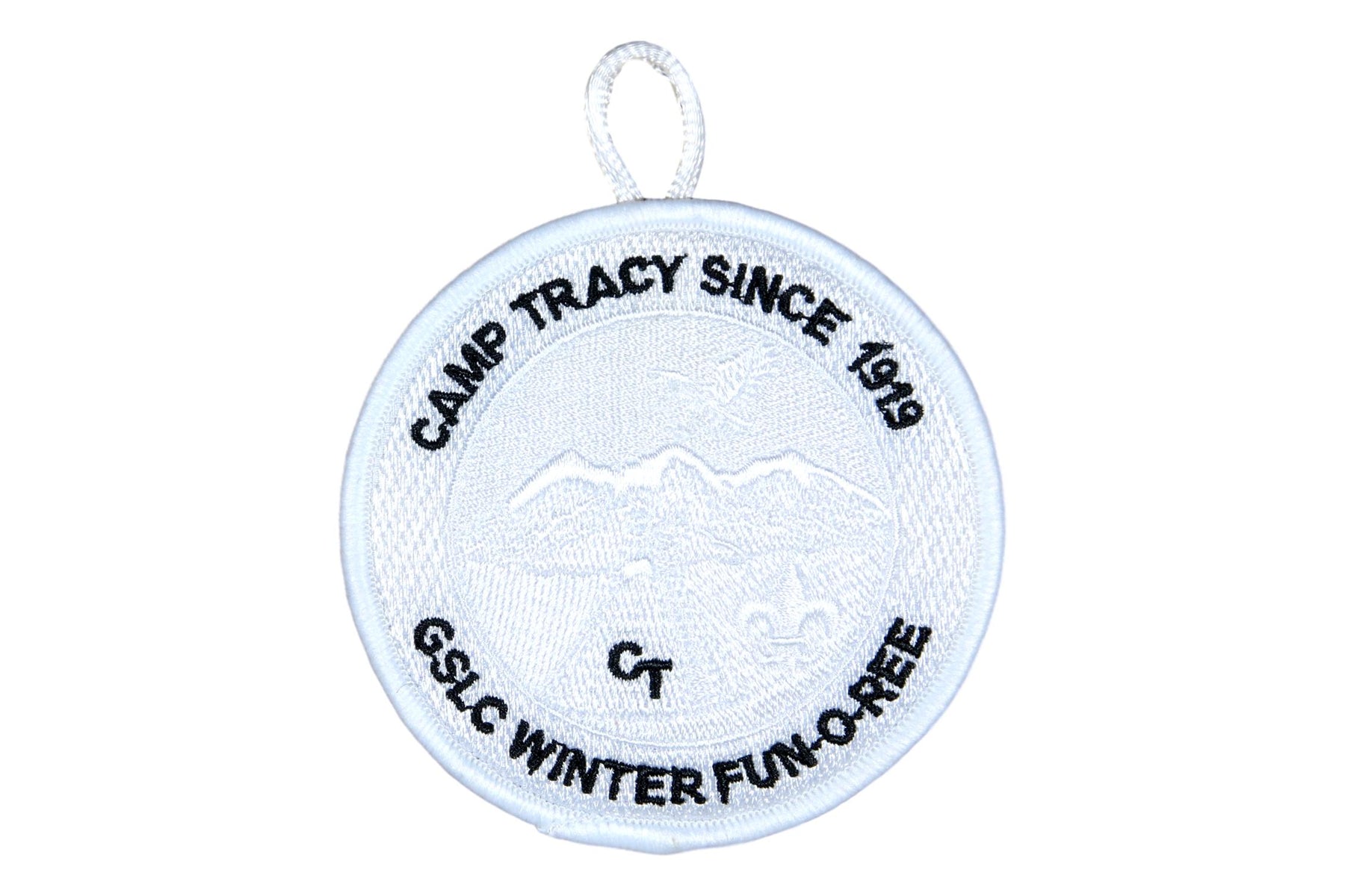 Tracy Camp Patch Winter Fun-O-Ree Ghost